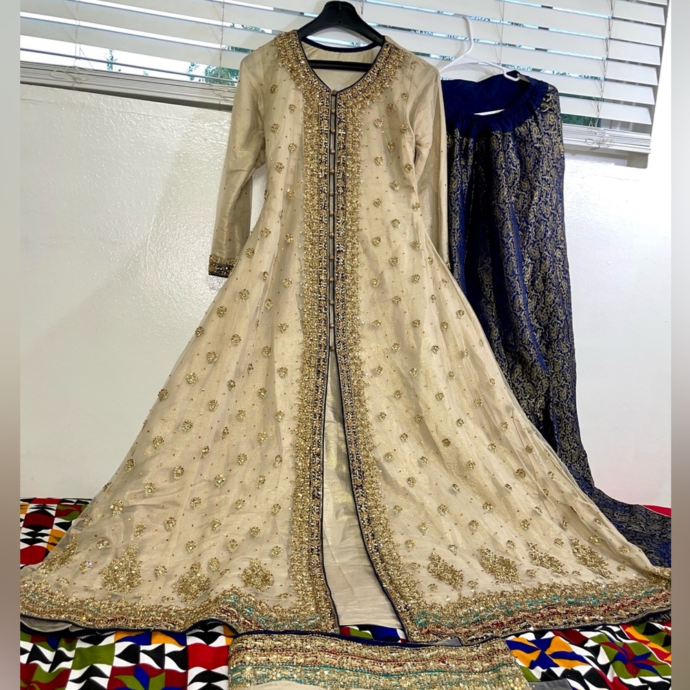 Bridal wedding pakistani maxi dress